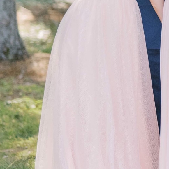 Vera Wang White Collection Blush or Petal Pink (David’s Bridal) Bridesmaid Dress - Picture 6 of 9